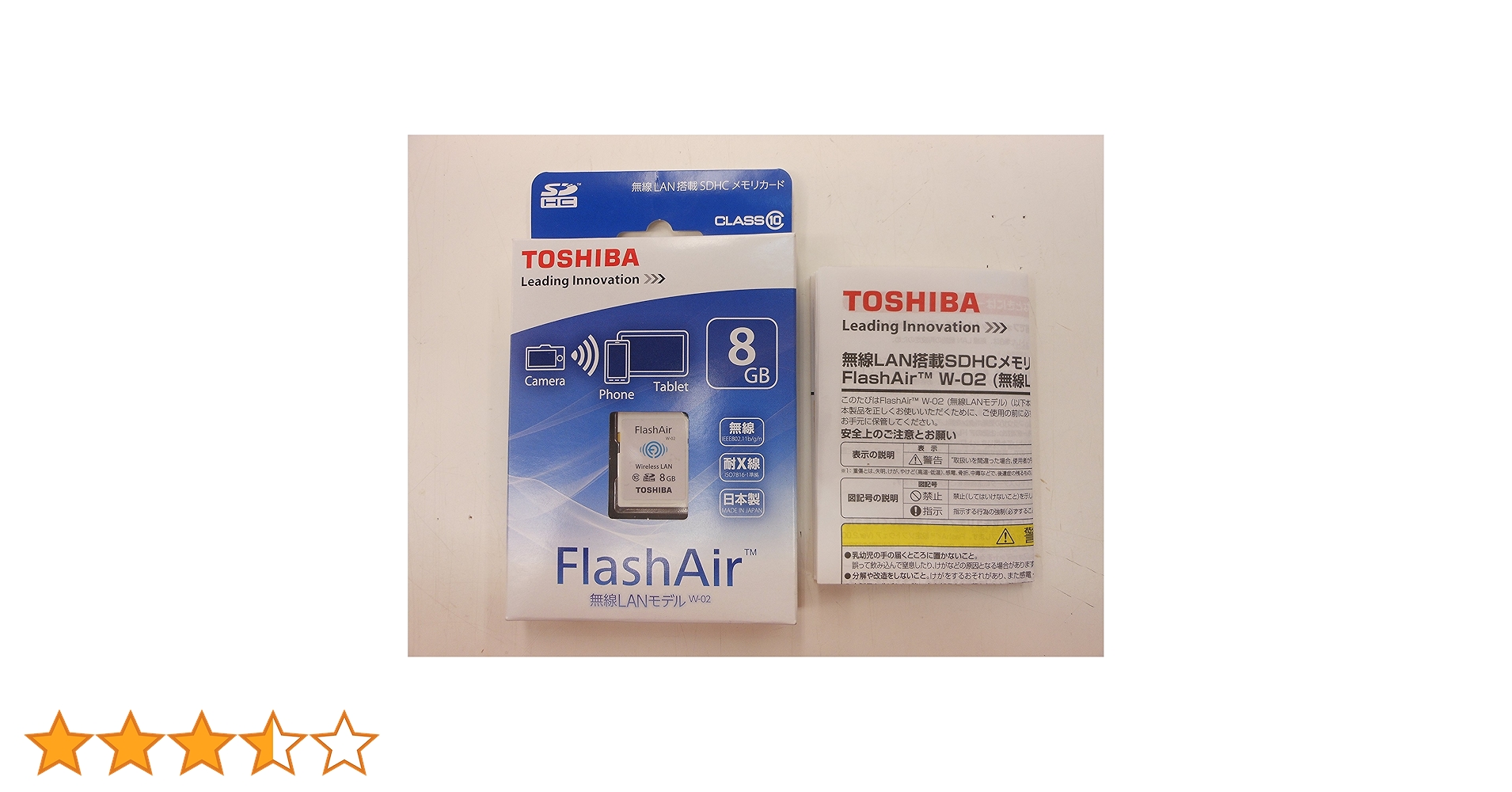 Amazon | 東芝 SDHCメモリーカード(FlashAir) 8GB SD-WC008G
